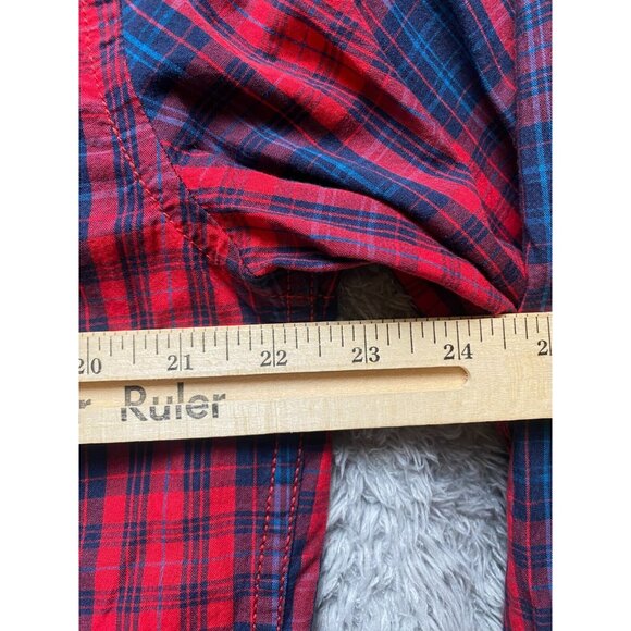 Life After Denim Shirt Adult Extra Large Classic Tartan Plaid Mens MSRP $98 NWT - Picture 5 of 7